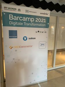 Barcamp 2021: Rollup mit Sponsoren