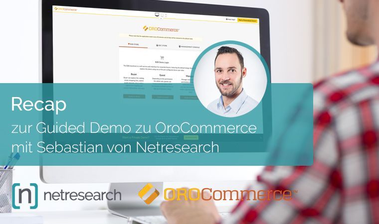 OroCommerce B2B-Shop Demo, Juli 2021