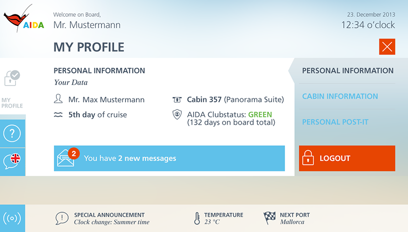 AIDA Board portal Profile