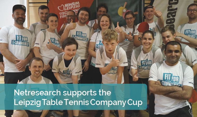Team Netresearch at the Table Tennis Cup 2020