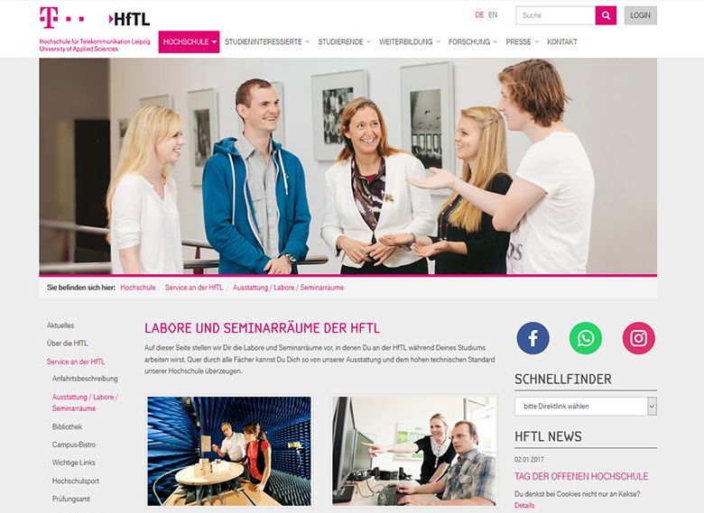 HfTL Website labs