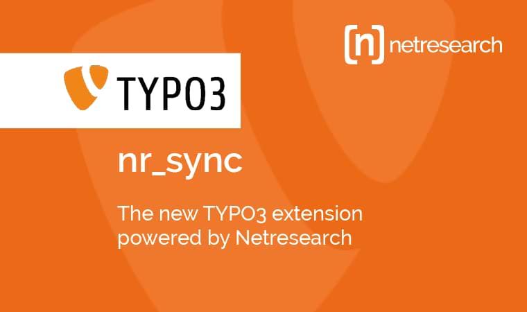 Banner zur Illustration der TYPO3 Extension nr_sync