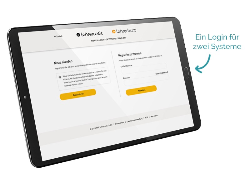 Login AAP Lehrerwelt mit Keycloak