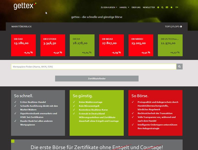 gettex Website gettex Website