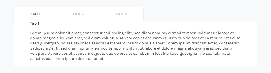 Tabs TYPO3 frontend