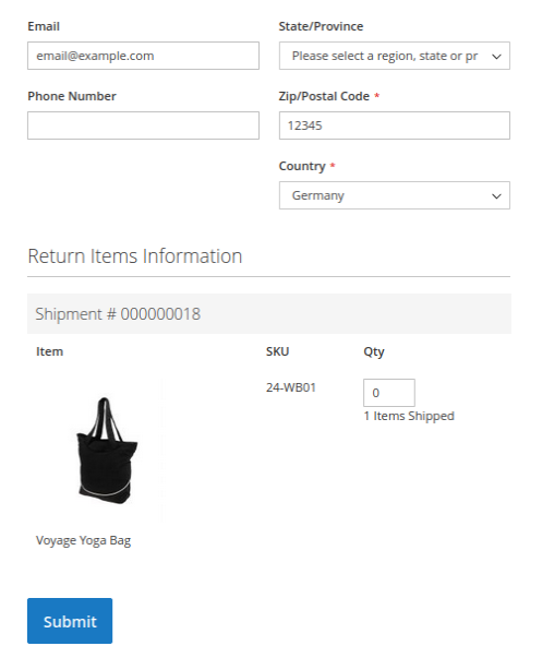 Sending returns - DHL Shipping by Netresearch