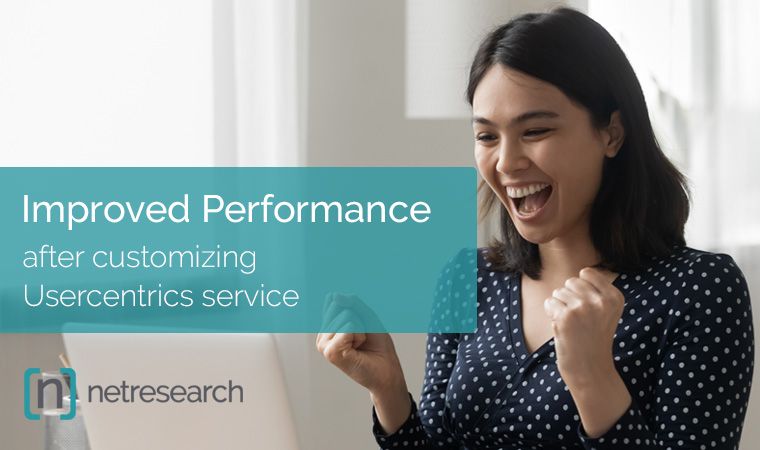 Performance increase after adaptation of the Usercentrics solution