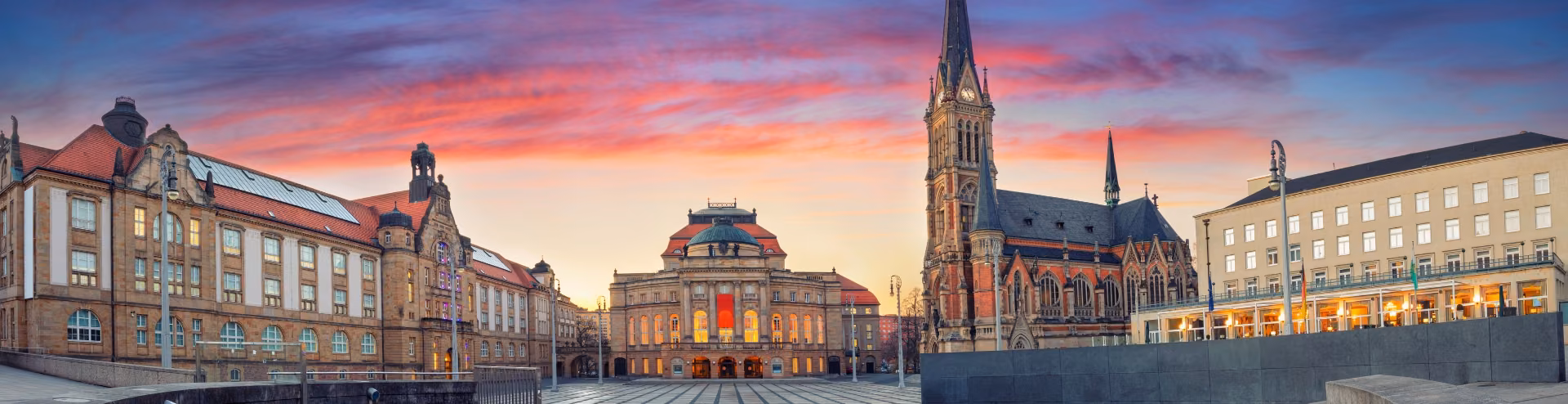 Case Study TYPO3 Migration - Webseite der Stadt Chemnitz: Stadtansicht von Chemnitz