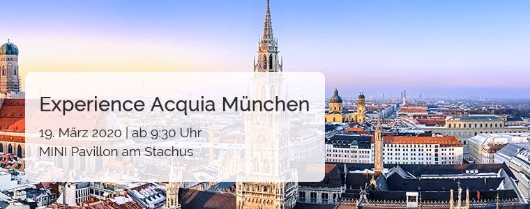 Skyline von München mit einer Aufschrift