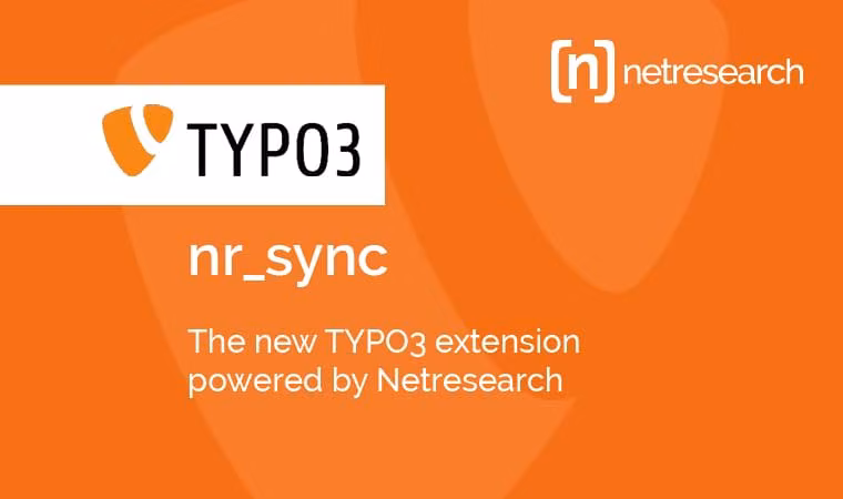 Banner zur Illustration der TYPO3 Extension nr_sync