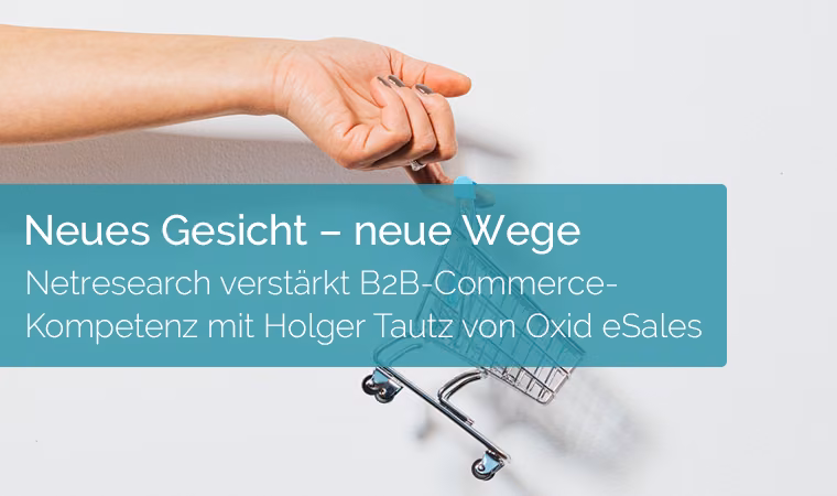 Holger von OXID eSales und Verstärkung im Bereich B2B Commerce