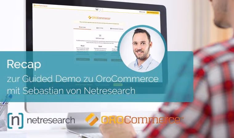 OroCommerce B2B-Shop Demo, Juli 2021