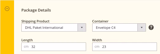 DHL Shipping: Warenpost International