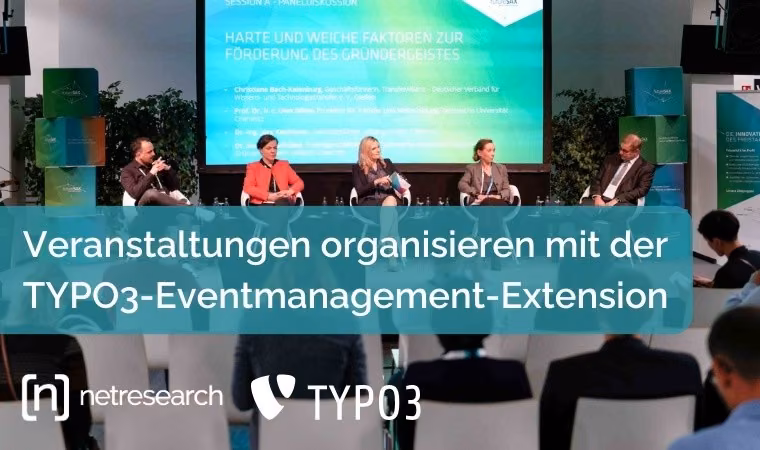 Veranstaltungsmanagement mit TYPO3 - Netresearch-Eventmanagement-Extension