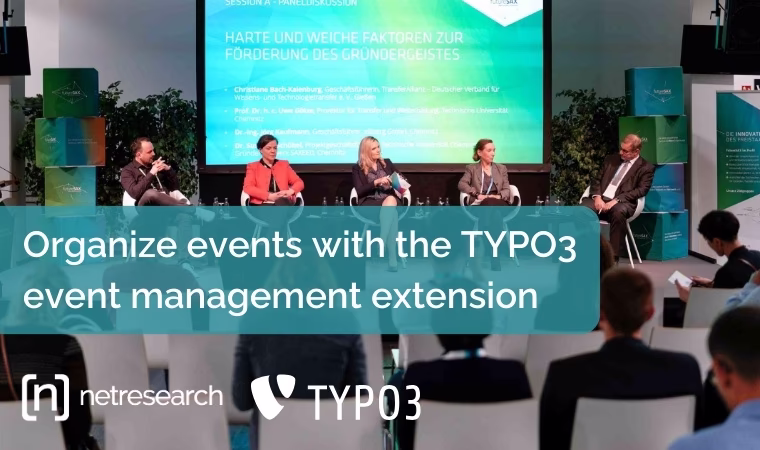 Event management with TYPO3 - Netresearch Event Extension