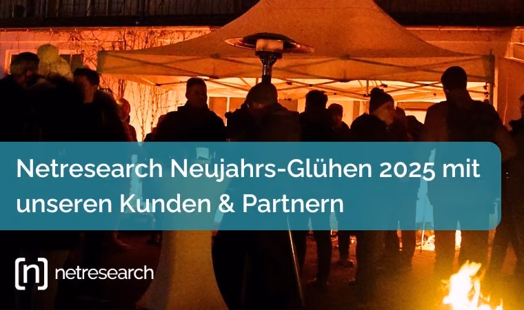 Event in Leipzig: Netresearch Neujahrs-Glühen 2025 mit unseren Kunden & Partnern