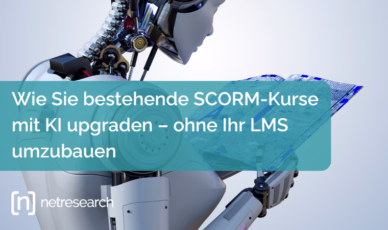 bestehende SCORM-Kurse  mit KI upgraden