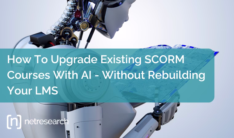Upgrade Existing SCORM  Courses With AI