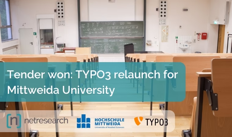 Tender won: TYPO3 relaunch for Hochschule Mittweida