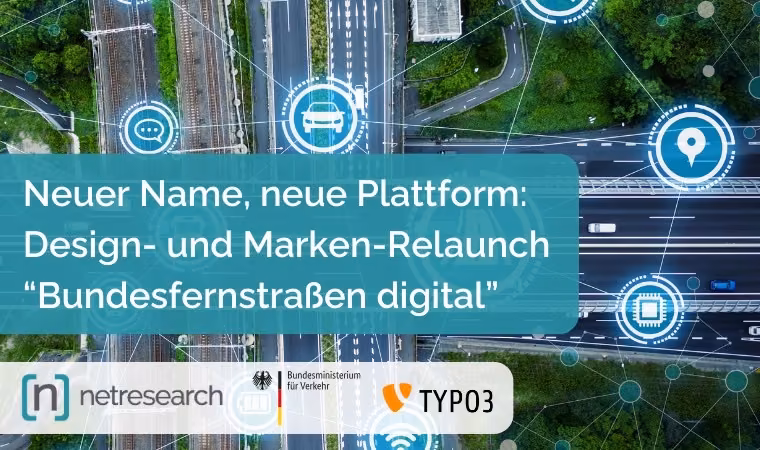 TYPO3 Design- und Marken-Relaunch: Neue Seite "Bundesfernstraßen digital"